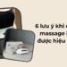 6 lưu ý khi dùng máy massage bụng để được hiệu quả nhất